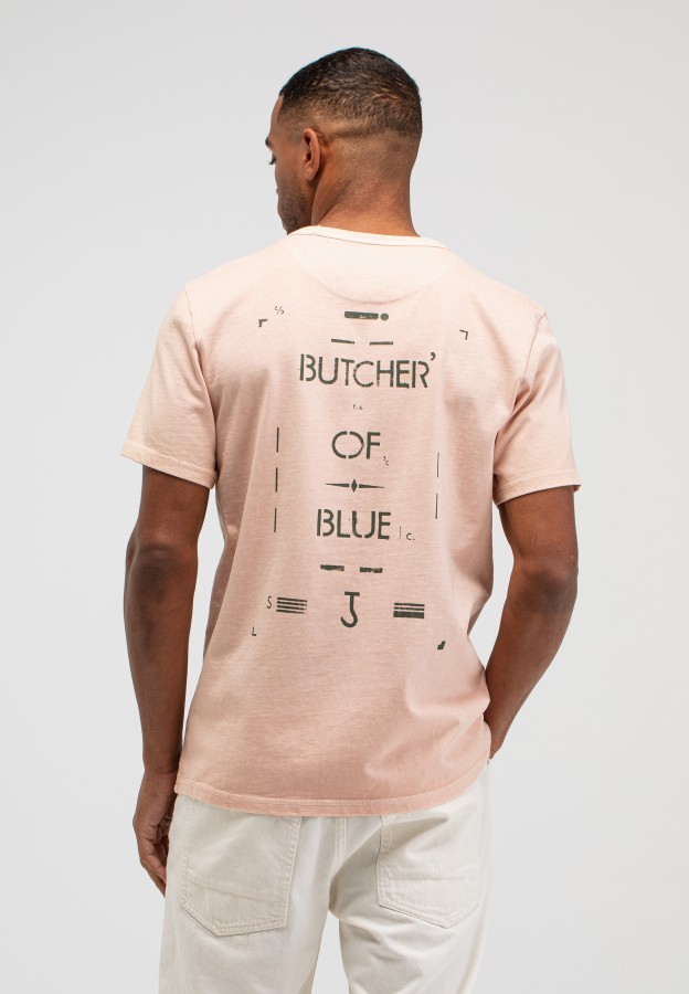 Afbeelding van M2612005 - Army Stencil Tee - Frozen Berry - 516 - T-Shirt - Butcher of Blue